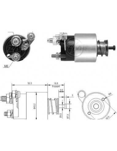 Solenoide Ford Ka 1.0 2015 (501792)...