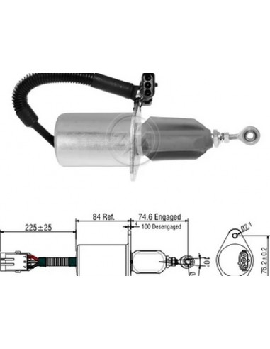 Solenoide De Pare Vw 18310 - Titan...