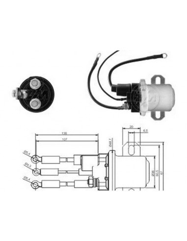 Solenoide Scania Serie P- R-...