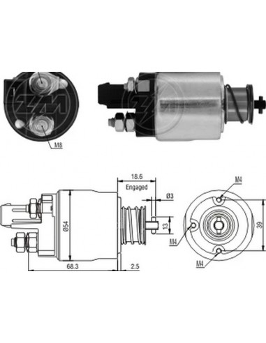 Solenoide Vw Fox,voyage,gol Trend...