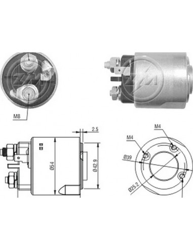 Solenoide Fiat 147,duna,uno,regatta-...