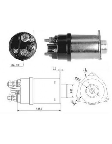 Solenoide Toyota Pick Up. (d.remy 37...