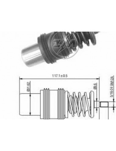 Piston Para Solenoide Universal -...
