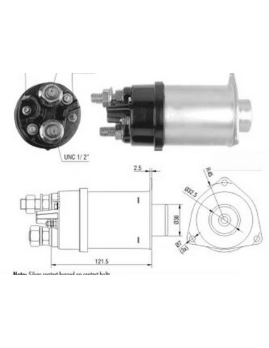 Solenoide Case Caterpillar 825...