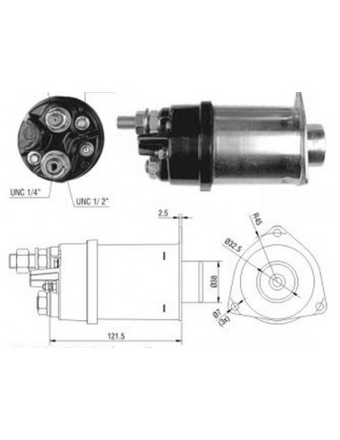 Solenoide Cummins-caterpillar 41mt...