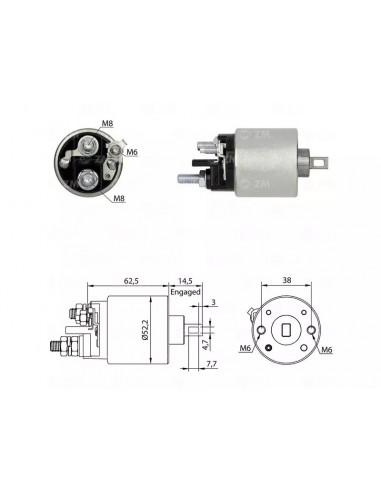Solenoide Fiat Uno / Palio / Siena /...