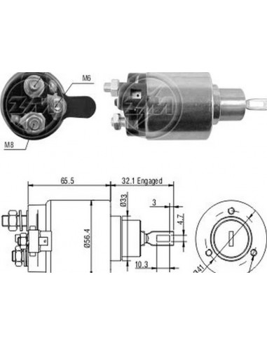 Solenoide Chrysler-mitsubishi Serie...