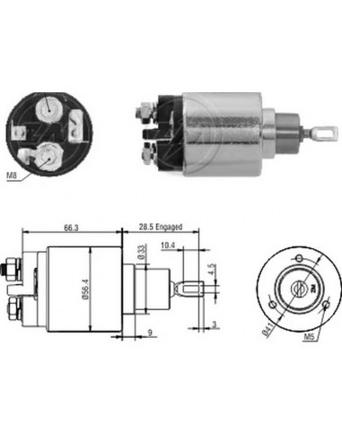 Solenoide Vw Caddy,golf,passat -seat...