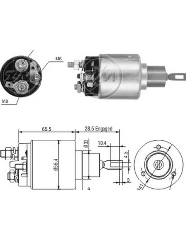 Solenoide Chev. Astra,corsa,vectra...