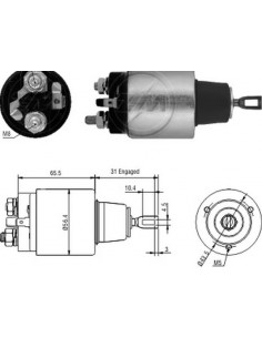 Solenoide Nissan P.up 2.4...