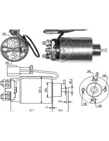 Solenoide Nissan Frontier 2.4l 98-01...