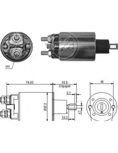 Solenoide Ford F100-m.benz Sprinter...