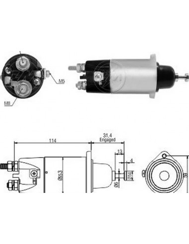 Solenoide Mitsubishi Fuso Canter...
