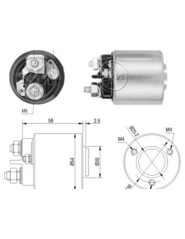 Solenoide Renault Megane-scenic 12v