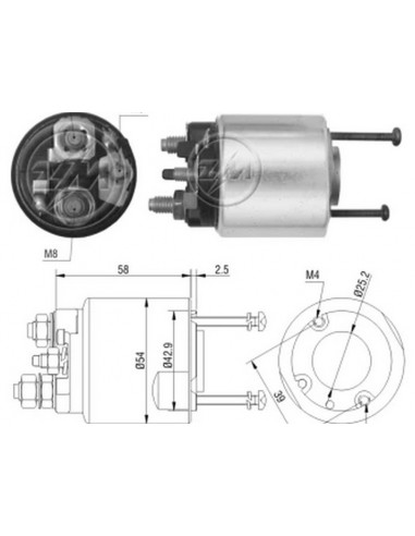 Solenoide M.benz 168 Serie A140/a160...