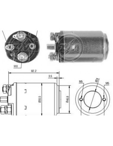 Solenoide Volkswagen Saveiro-gol 1,6...