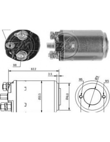 Solenoide Volkswagen Saveiro Diesel...