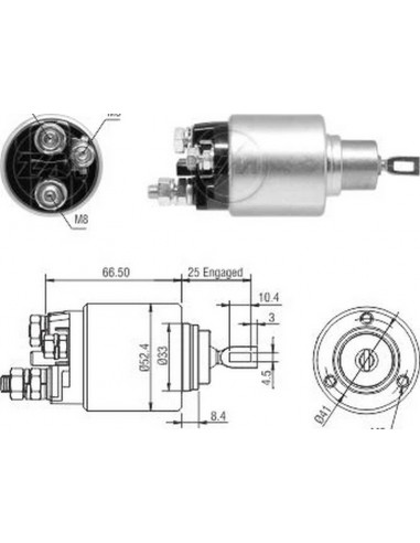 Solenoide Fiat Bravo,...