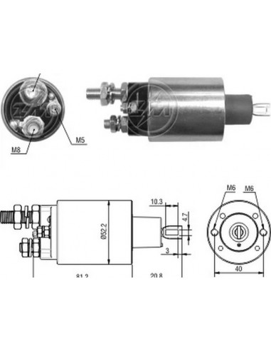 Solenoide Vw Camion C/motor Cummins...