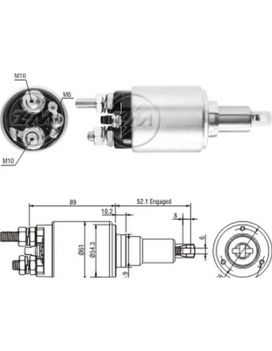 Solenoide Daf Camiones (2339402225) 24v