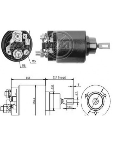 Solenoide Volkswagen Gol-ford Escord...