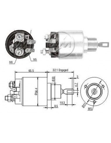 Solenoide Ford Escort,galaxy-vw...