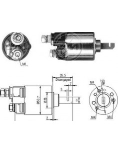 Solenoide Honda Prelude 4...