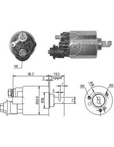 Solenoide Honda Accord (honda) 12v