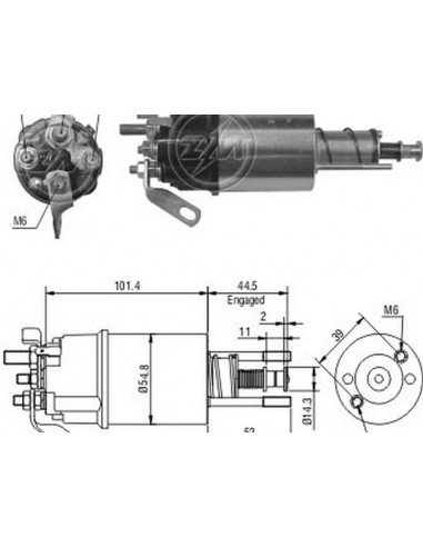 Solenoide Case / Clark / Massey...
