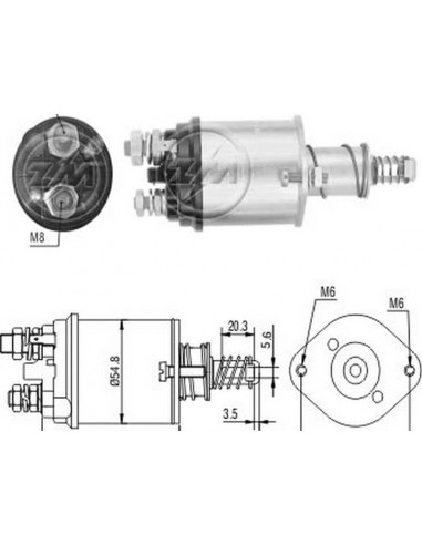 Solenoide Ford Ranger-rover-perkins...