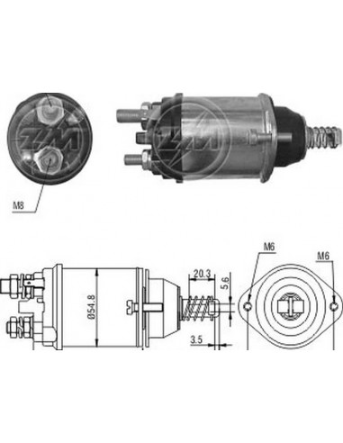 Solenoide Deutz-fiat Allis- Ford...