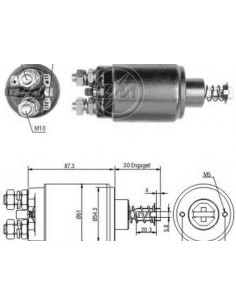 Solenoide Perkins 24 Volt