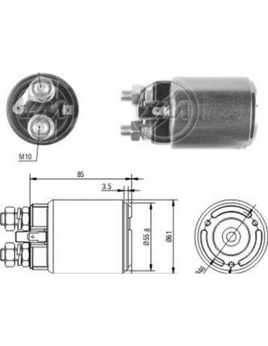 Solenoide Fiat Iveco (m.marelli) 24v