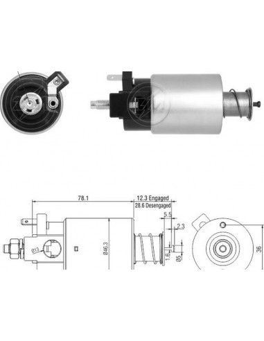 Solenoide Dodge Ram - Jeep Grand...