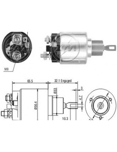 Solenoide Peugeot 205,citroen...