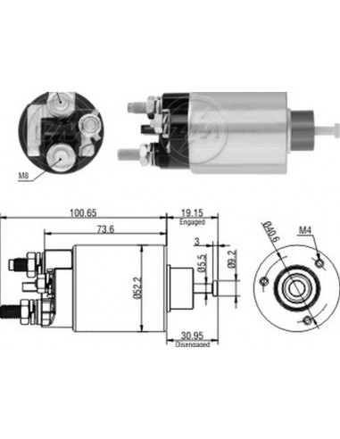 Solenoide Palio 1.8 8v-gm Astra...