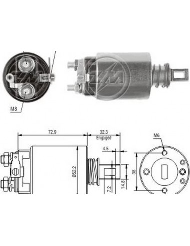 Solenoide Chev.luv-honda-isuzu-nissan...