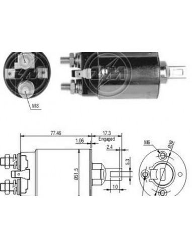 Solenoide Mitsubishi Galant / Lancer...