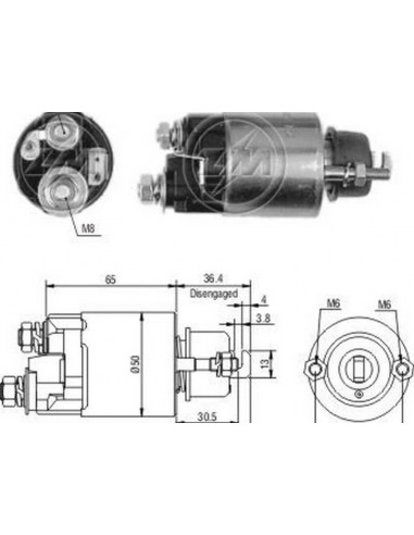 Solenoide Honda Civic (nippondenso...