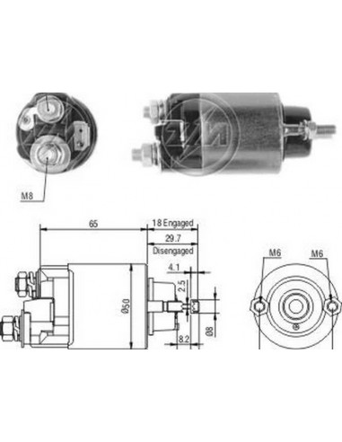 Solenoide Isuzu 1.5- J.deere Equipos...