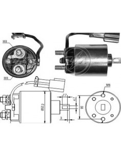 Solenoide Nissan (hitachi) 12v