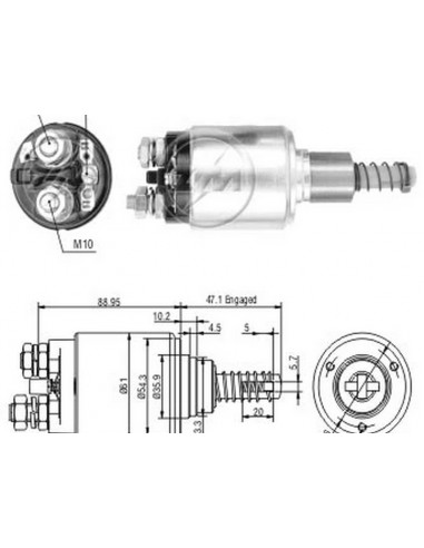 Solenoide Deutz Magirus/fiat Iveco...