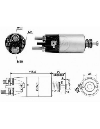 Solenoide Volvo Fh...