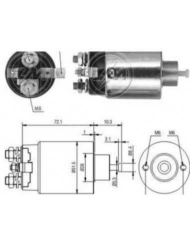 Solenoide Ford Ranger 2.2 / 3.2 Tdci...