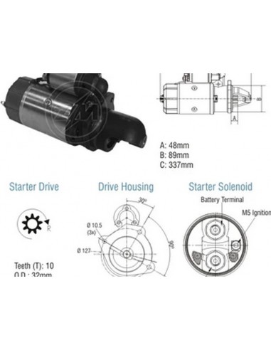 Motor De Arranque M.benz...