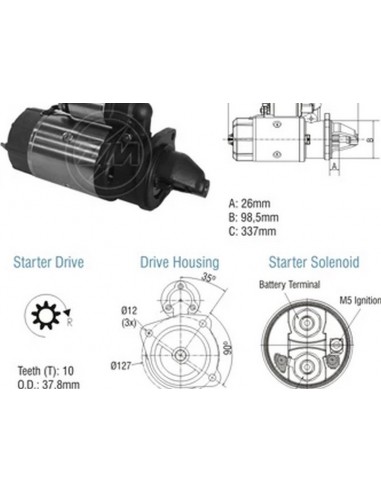Motor De Arranque Ford...