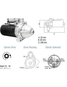 Motor De Arranque M.benz...