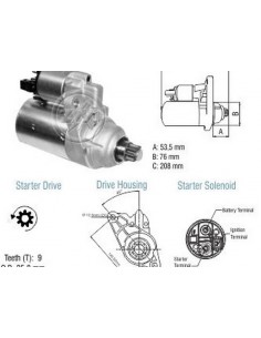 Motor De Arranque Vw Gol...