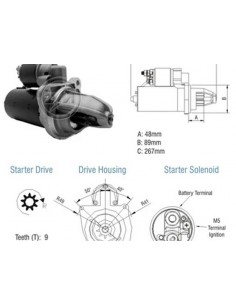 Motor De Arranque M.benz...