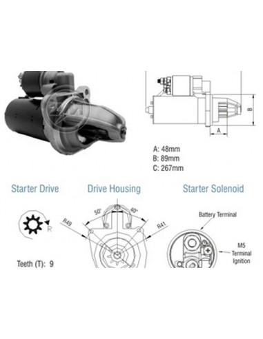 Motor De Arranque M.benz...